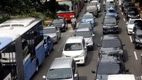 Uji Coba Penghapusan 3 in 1, Jalan Sudirman Macet