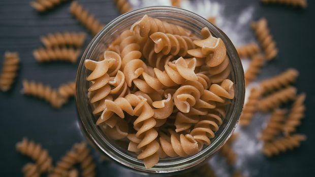 Ilustrasi Pasta Fusilli Ilustrasi Pasta Fusilli