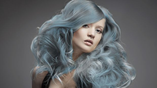 Ilustrasi rambut denim Ilustrasi rambut denim
