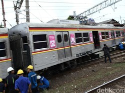 Banyak Rute KRL Terganggu karena Gerbong Anjlok di Persimpangan