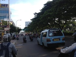 Kawasan Medan Merdeka dan Gajah Mada Ramai Lancar