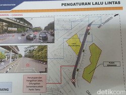 Groundbreaking Layang Semanggi, Arus HI-Cawang Dialihkan ke Jalur Lambat