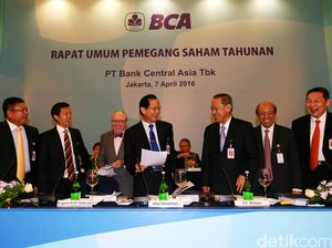 BCA Bagikan Dividen Rp 160/Saham