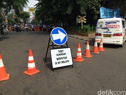 Pengalihan Arus di Depan Stasiun Tebet Diuji Coba Hingga 17 April