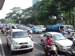 Hari ke-3 Uji Coba Penghapusan 3 in 1, Ruas Jl Gatot Subroto Pagi ini Lancar