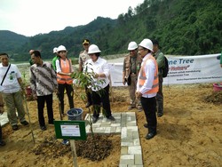 Menteri LHK Tinjau dan Resmikan Pabrik Pemanfaatan Tailing PT Antam