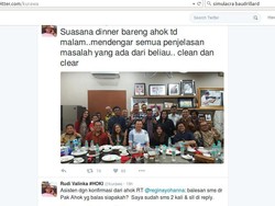 Ahok Bicara Soal Bir di Meja Makannya Saat Menjamu Pegiat Medsos
