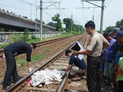 Ahmad Tarmadi Tewas Tertabrak KA di Cakung