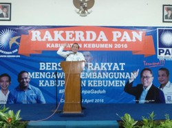 Buka Rakerda PAN Kebumen, Taufik Kurniawan: Ingat Ilmu Padi