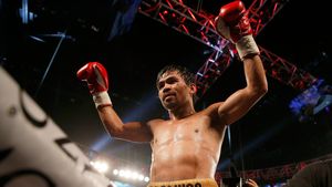 Manny Pacquiao Kalahkan Timothy Bradley
