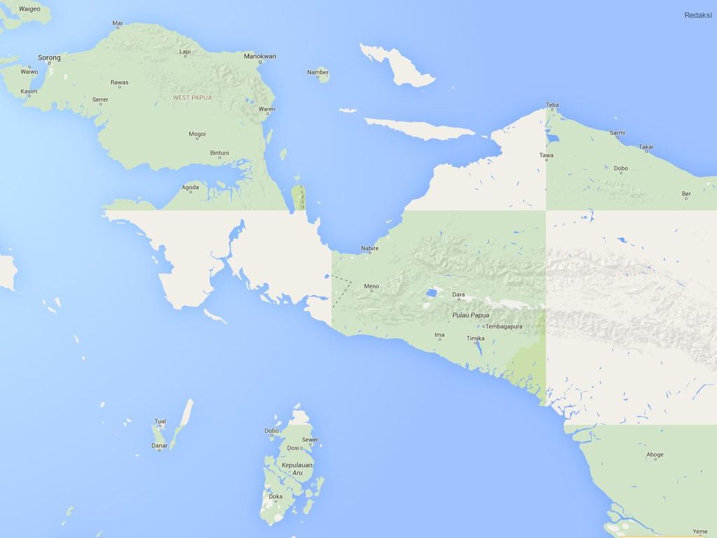 Kondisi Geografis Pulau Papua dan Maluku Berdasarkan Peta, Ini Faktanya