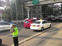 Pekan Kedua Uji Coba Penghapusan 3 in 1, Lalin Jl Thamrin Ramai Lancar