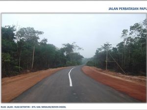 Ini Tantangan Jokowi Tuntaskan Jalan Perbatasan Papua 1.098 Km Ini Tantangan Jokowi Tuntaskan Jalan Perbatasan Papua 1.098 Km