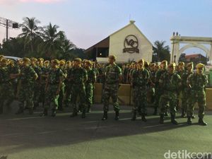 Ribuan Aparat Gabungan Apel Persiapan Penertiban Luar Batang