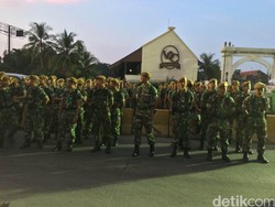 Ribuan Aparat Gabungan Apel Persiapan Penertiban Luar Batang