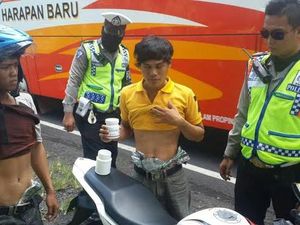 Pemuda ini Simpan Ribuan Butir Pil Koplo di Perut