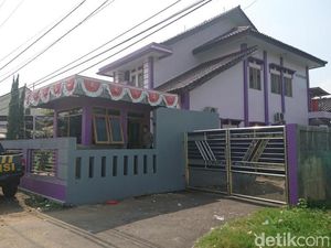 Ini Rumah Pribadi Bupati Subang Ojang, Bercat Ungu dan Disegel KPK