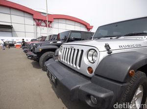 Gagahnya Jeep Wrangler Rubicon yang Finish di Lomba Maraton Gagahnya Jeep Wrangler Rubicon yang Finish di Lomba Maraton