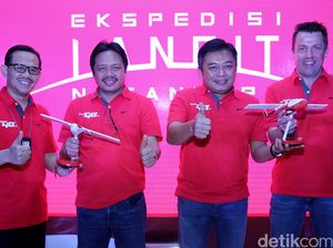 Drone Elang Nusa Telkomsel Mengudara