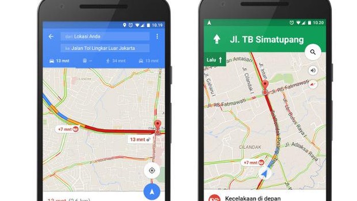 Ilustrasi Google Maps. (Foto: Foto: Google Indonesia)