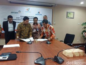 Inalum Gandeng Antam Bikin Smelter Bahan Baku Alumunium