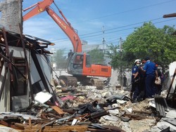 Penertiban Bangunan Liar di Bungur Untuk Membangun Depo Kereta ke Bandara