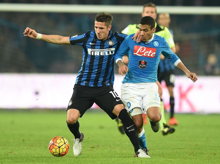 Duel Seru Inter vs Napoli di Giuseppe Meazza