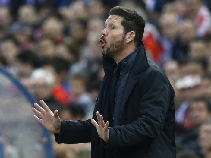 Football Soccer - Atletico Madrid v FC Barcelona - UEFA Champions League Quarter Final Second Leg - Vicente Calderon Stadium - 13/4/16
Atletico Madrid coach Diego Simeone
Reuters / Juan Medina
Livepic
EDITORIAL USE ONLY.