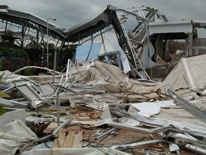 Wujud Bangunan di Apartemen Sedayu Group yang Dibongkar Pasukan Ahok