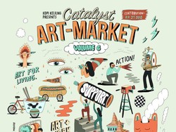 Catalyst Art Market Jaring Seniman dan Ilustrator Muda untuk Berkreasi