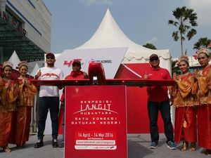 Horas! Elang Barat Tiba di Kota Medan