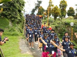 Mengintip Kegiatan Outbound Peserta Pendidikan Lemhanas di Bogor