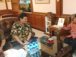 Caketum Golkar Airlangga Hartarto Sowan ke Said Aqil Siradj