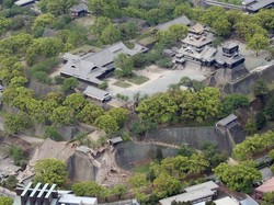 Tembok Kastil Berumur 400 Tahun di Kumamoto Rusak Akibat Gempa 7 SR