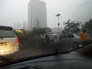 Ada Pohon Tumbang, Jl S Parman Arah Tomang Macet