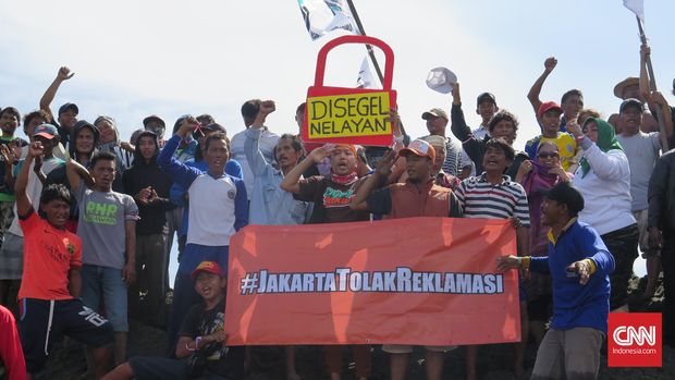 Nelayan menyanyikan lagu
