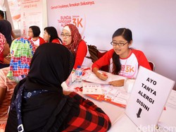 Konsultasi Gejala Alergi di Car Free Day Diminati Para Orang Tua