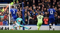 Seluruh gol The Citizens dibuat satu nama: Sergio Aguero. Tony OBrien/Reuters/detikFoto.