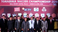 Peluncuran dihadiri para pemain dari klub peserta Torabika Soccer Championship (TSC).
