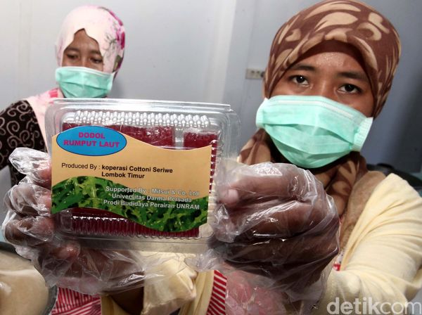 Dodol dan Kerupuk Ini Terbuat dari Rumput Laut