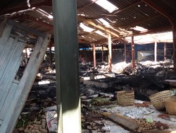 Pasar Bendungan Wates Kulonprogo Ludes Terbakar, 400-an Pedagang Menjerit