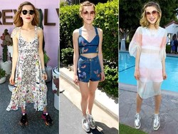 Aktris Remaja Ini Pakai Busana Rp 175 Juta Saat Hadir di Festival Coachella