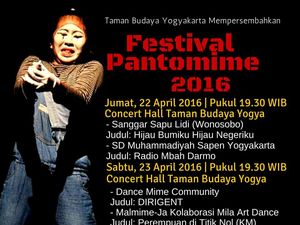 Festival Pantomime 2016 Digelar 22-23 April di Yogyakarta