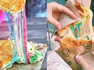 Wah, Cantiknya Roti Panggang Pelangi di Hong Kong! Wah, Cantiknya Roti Panggang Pelangi di Hong Kong!