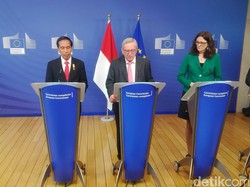 Presiden Jokowi Bahas Terorisme Bersama Presiden Komisi Eropa di Belgia