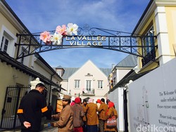 La Valle Village Factory Outlet, Belanja Barang Branded Harga Miring di Paris