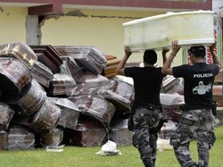 Dipenuhi Tumpukan Peti Mati, Stadion Ekuador Kini Jadi Kamar Mayat