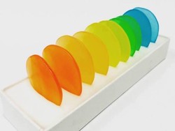 Wah, Cantiknya Agar Warna-warni yang Manis Lembut dari Jepang!