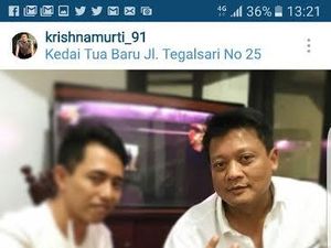 Saat Kombes Krishna Pasang Foto Bareng Agus di Instagram Saat Kombes Krishna Pasang Foto Bareng Agus di Instagram