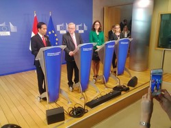 Presiden Jokowi Bertemu Presiden Komisi Eropa Bahas CEPA